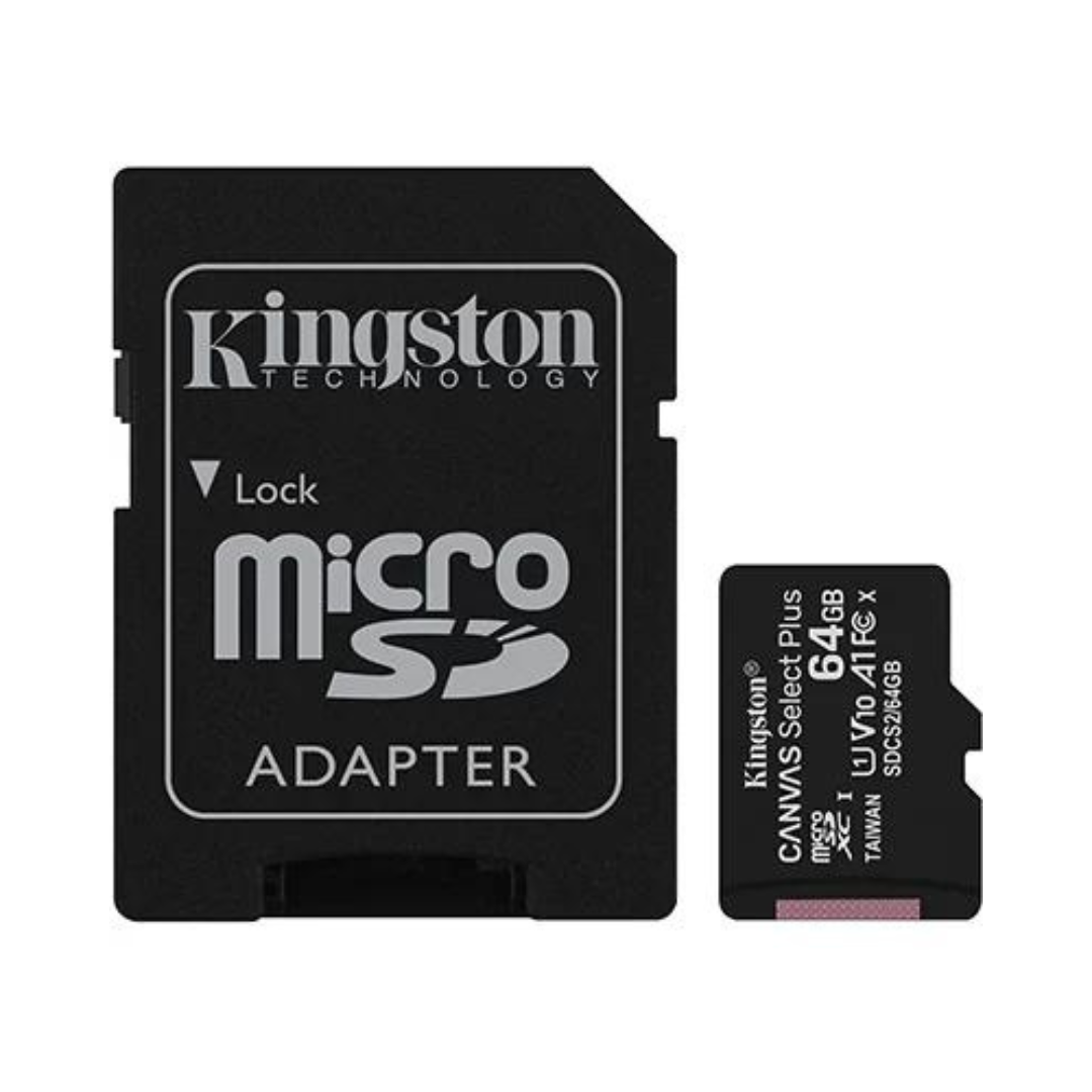 Cartão de Memória Kingston 64GB Classe 10 - MEF0390