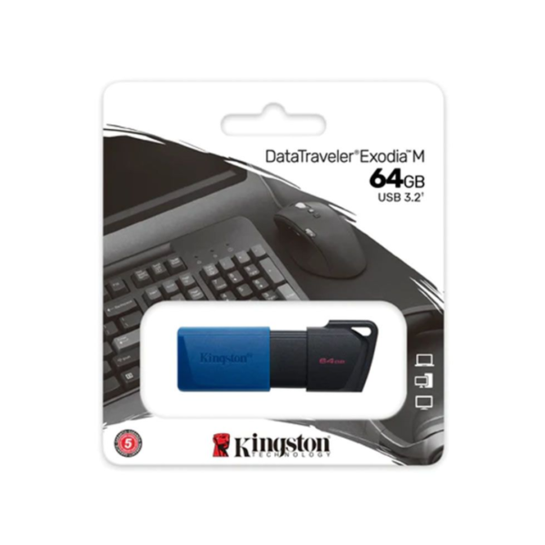 Pen Drive Kingston 64GB USB 3.2 Exodia M - MEF0455 (2)